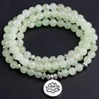 Мужской браслет из натурального халцедона с бисером, с подвеской