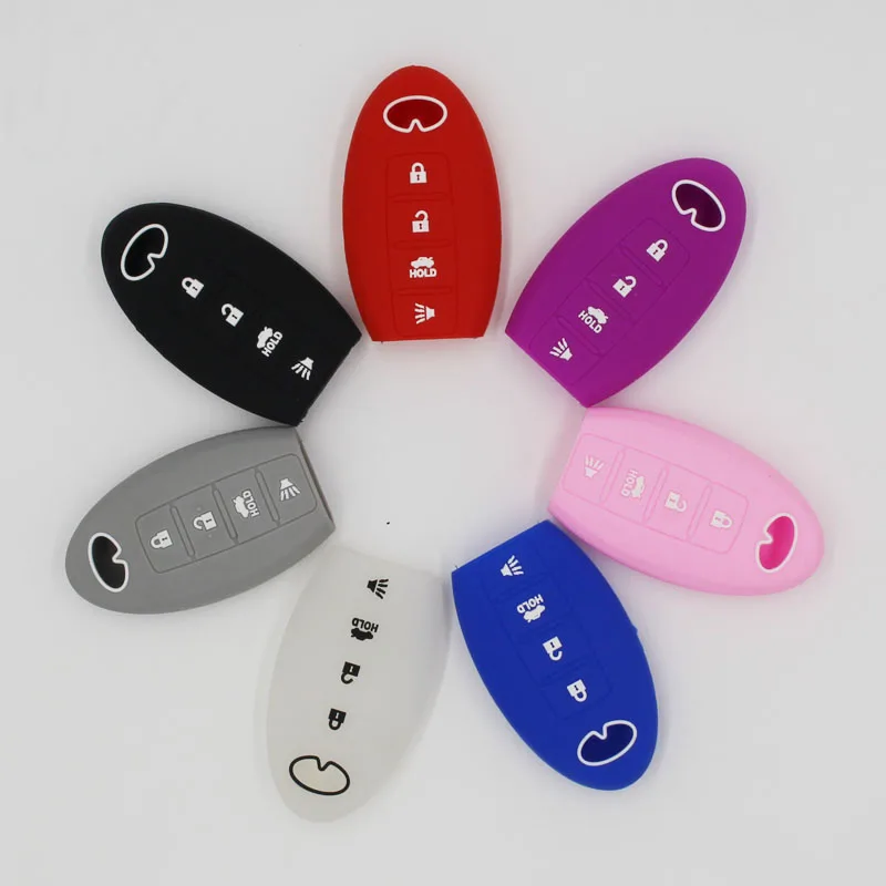 Силиконовый чехол для infiniti G25 G37 sedan JX35 Q50 Q60 Q60s Q70L QX50 QX60 QX70 FX EX key|silicone key fob|fob coversilicone