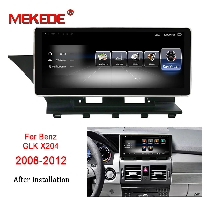 3g ram 32G rom 10,2" Android 7,1 для Mercedes Benz GLK X204 2008 до 2012 gps-навигация, радио, стерео тире мультимедийный плеер