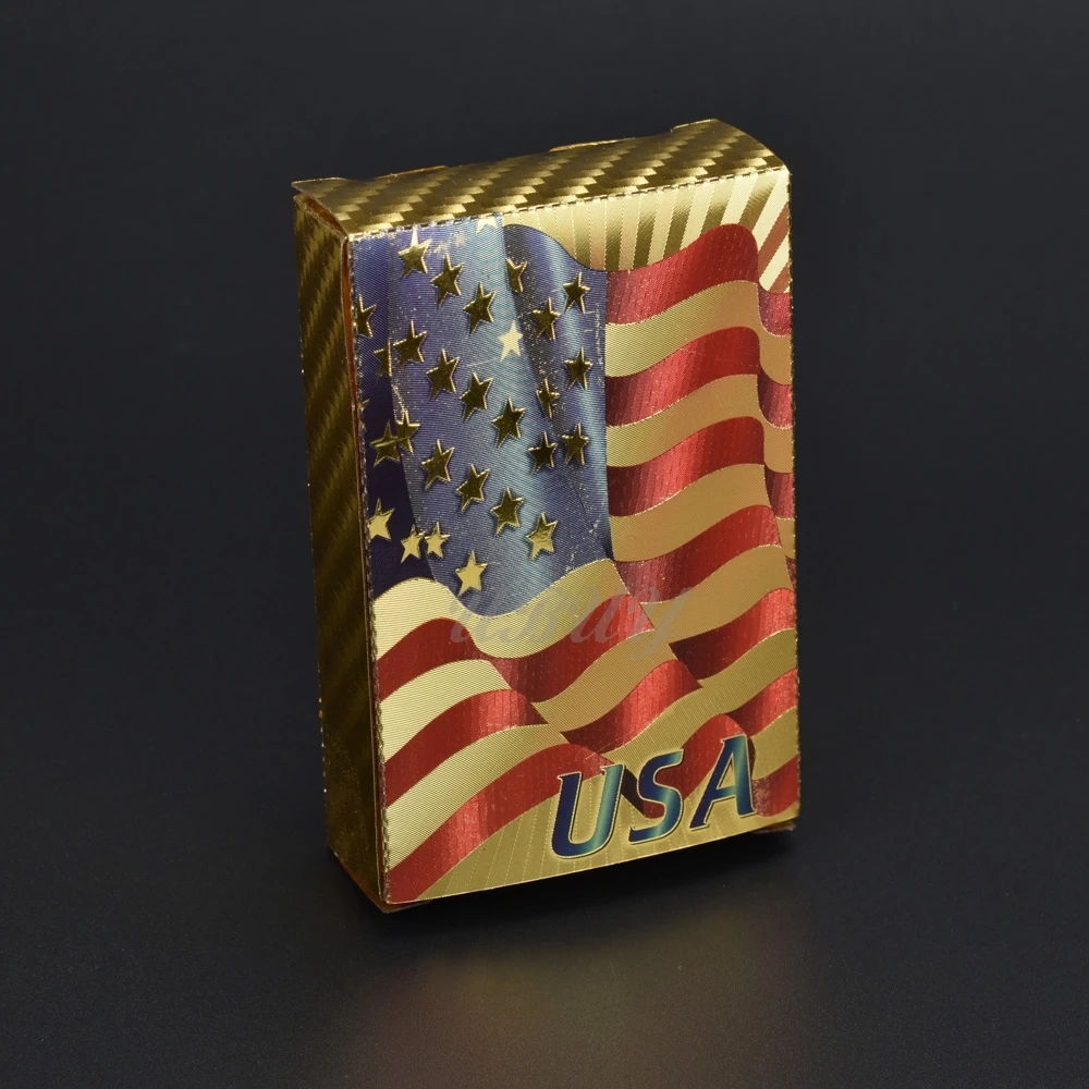 UB The American Statue Of Liberty Plastic Gold And Silver playing card | Дом и сад