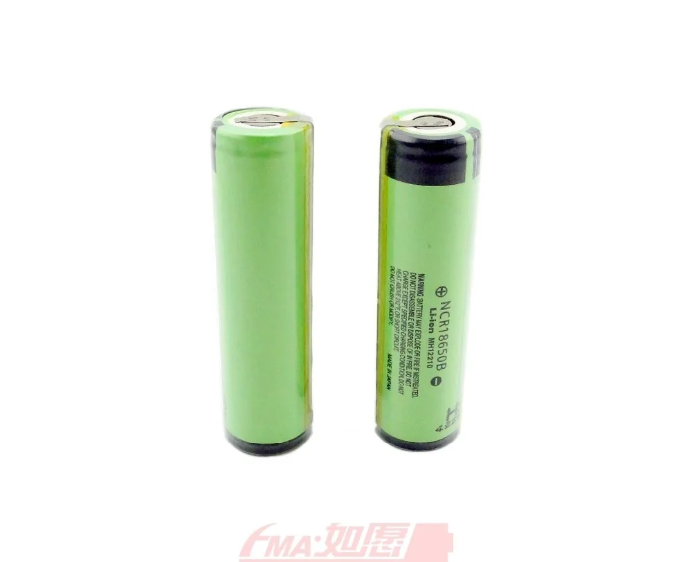 2x Япония Перезаряжаемые Li-Ion Батарея 18650B 3 6 V 3400 мА/ч w/PCM для вспышки светильник