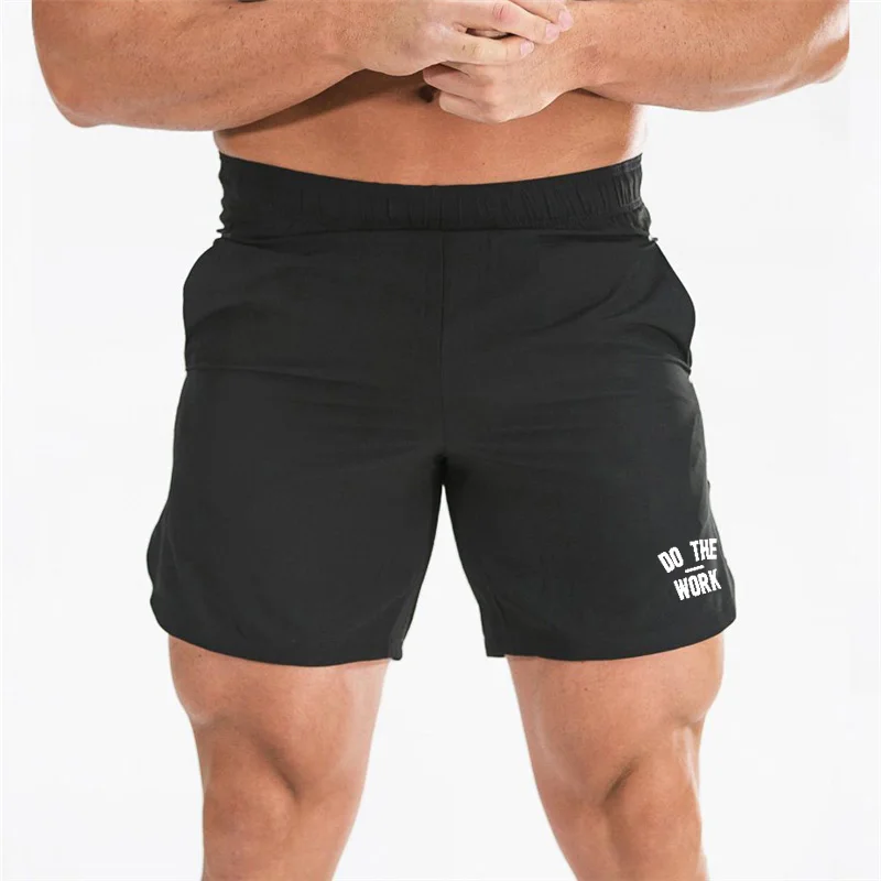 Шорты мужские спортивные для бега брендовая одежда быстросохнущие облегающие