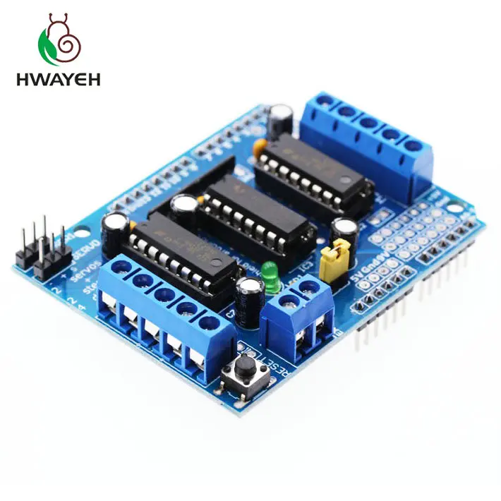 Плата расширения двигателя Duemilanove для arduino L293D 1 шт.|shield l293d|shield for arduinoarduino motor shield |