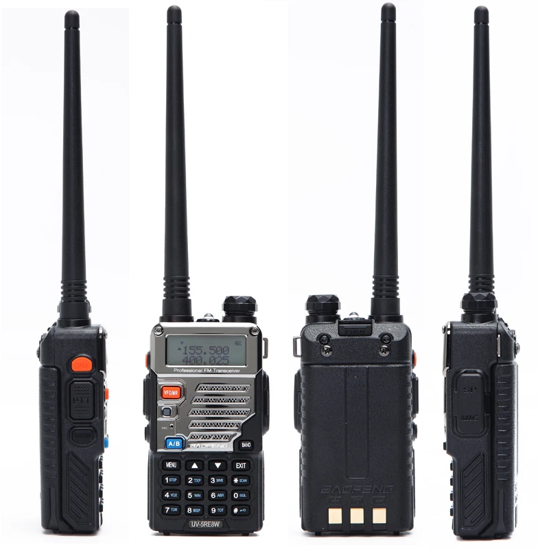 Мощная рация BaoFeng UV-5RE 8 Вт 10 км Двухдиапазонная UV5RE двухсторонняя VOX фонарик