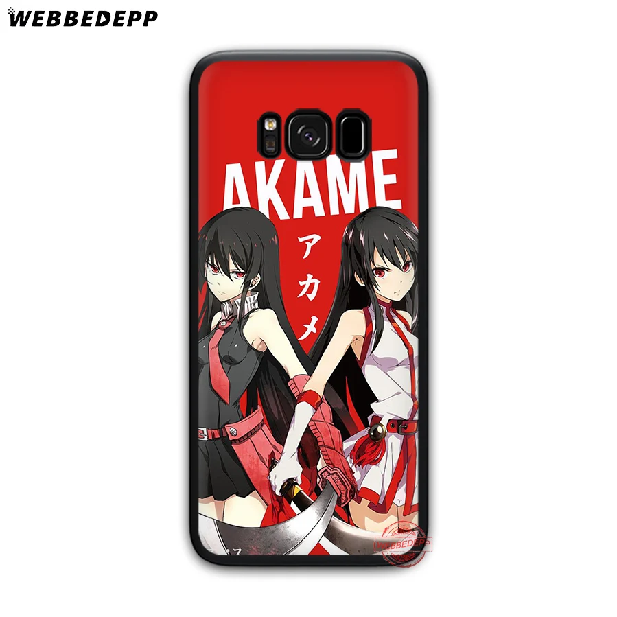 WEBBEDEPP анимэ Akame Ga Kill аниме мягкий чехол для Samsung A6 A7 A8 A9 J6 2018 S6 S7 S8 S9 S10E S20 ультра Note 8 9