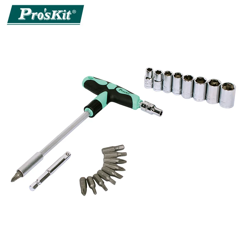 High Quality SD-9701M 20 IN 1 Hand Tool T-handle Driver Sockets &amp Bits Set Wrench Screwdriver | Инструменты