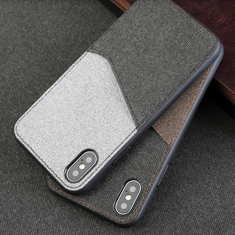 

Cavans Phone Case For iPhone X case Color Stitching Card slot Design back cover For iPhone 6 6S 7 8 Plus SE 5 5S phone case
