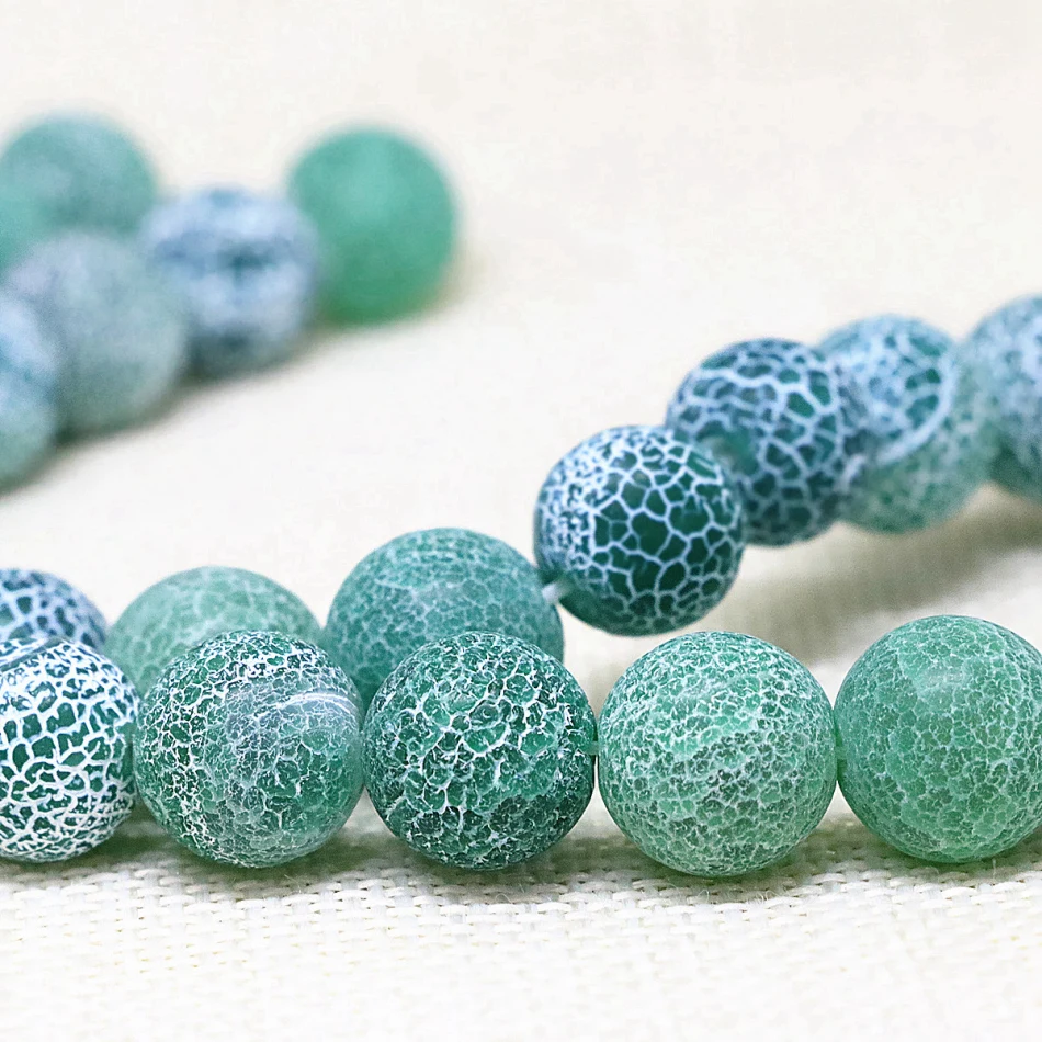 Модные Матовые Круглые Агатовые Сердолик зеленого цвета с матовым покрытием