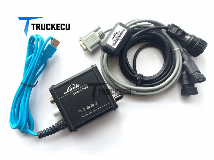 Диагностический USB-кабель для вилочного погрузчика Linde BT Canbox 3903605114 и кабель 3003652503