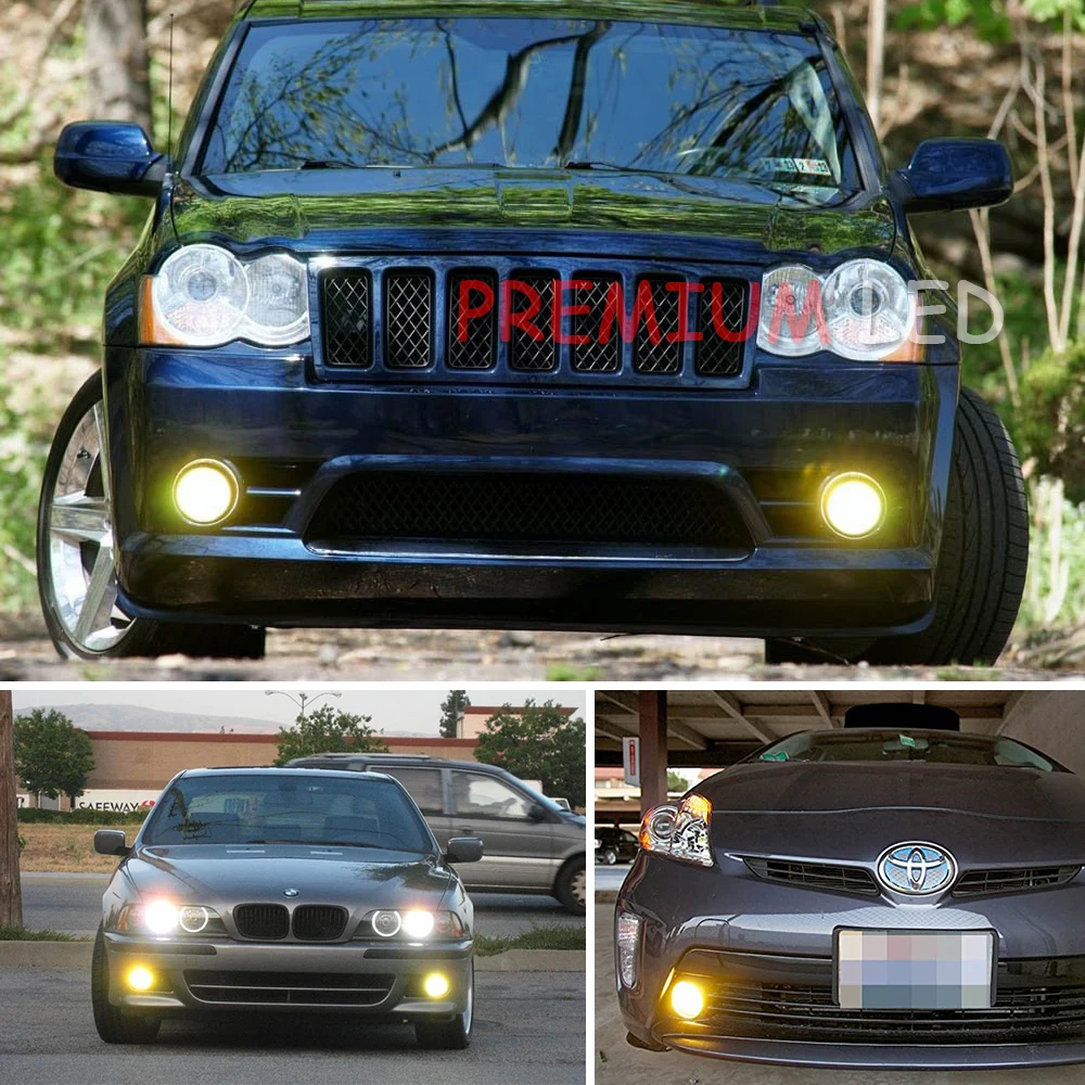 Сменные лампы для противотуманных фар 2 шт. JDM золотые желтые 3000 K 30 Вт CRE'E H8 H11|h8