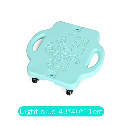 09light blue Ruizhi, детский баланс, четыре круглых больших скейтборда, сенсорное оборудование для обучения, детский скутер, игрушки для детей, RZ1048 - Цвет: 09light blue
