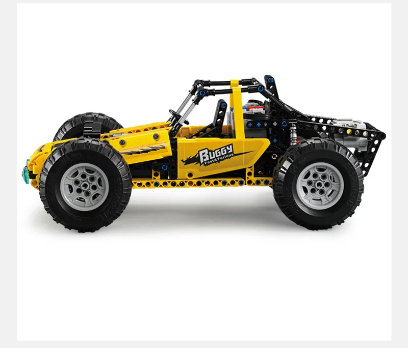 522PCS RC Buggy Car Off-road vehicle Building Block set Rubber Wheel Brick Compatible Legoes Technic Series PUBG Game Toys Gift | Рукоделие