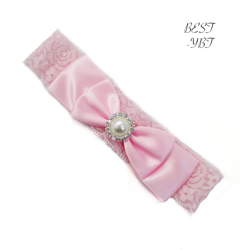 2018 модная Милая Кружевная повязка на голову с бантом для девочек милая