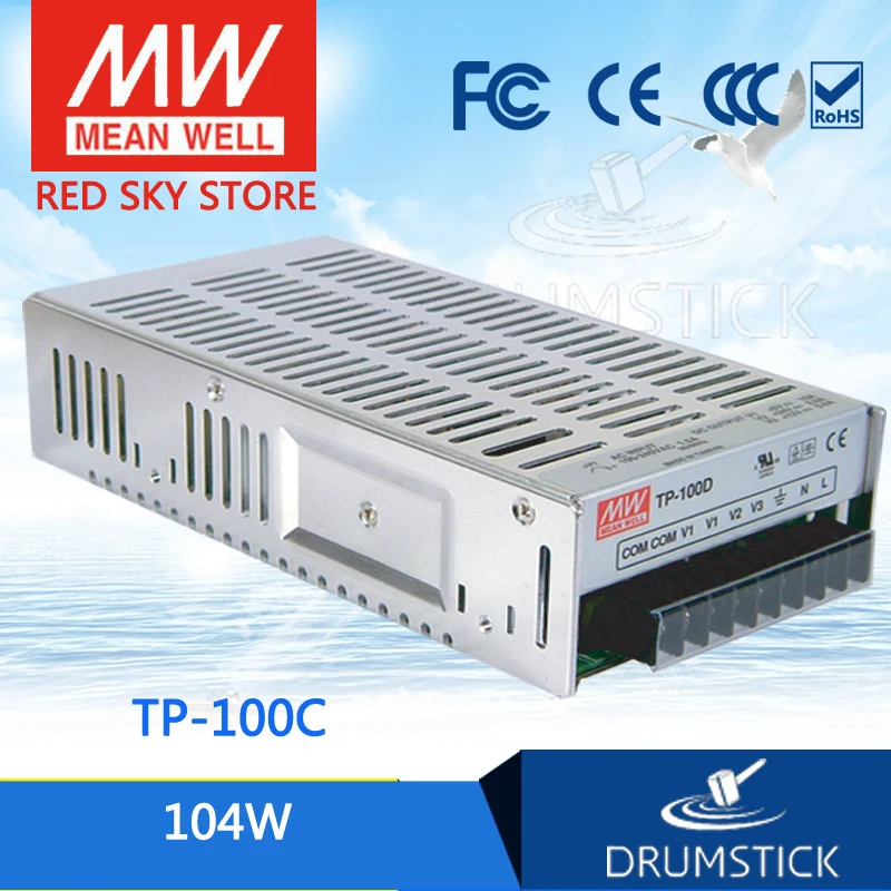 

Harmonious MEAN WELL TP-100C meanwell TP-100 104W Triple Output with PFC Function Power Supply