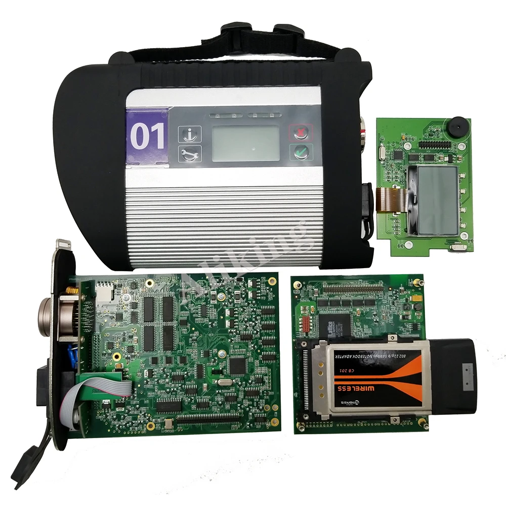 Лучшее качество полный чип MB STAR C4 NEC Реле SD Connect Compact 4 диагностический инструмент ForBENz и грузовых автомобилей, украшенное мозаикой из драгоценных камней, 12/2019V программное обеспечение