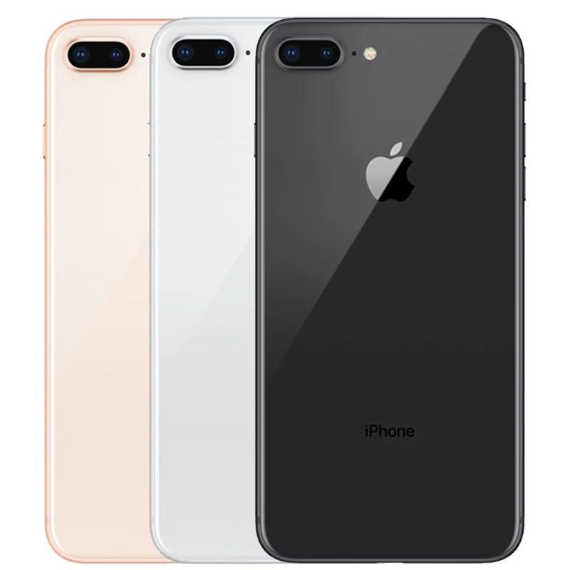 Разблокированный мобильный телефон Apple iPhone 8 Plus LTE, 3 Гб ОЗУ, шестиядерный, 5,5 МП, дюймов, iOS, отпечаток пальца, используемый смартфон