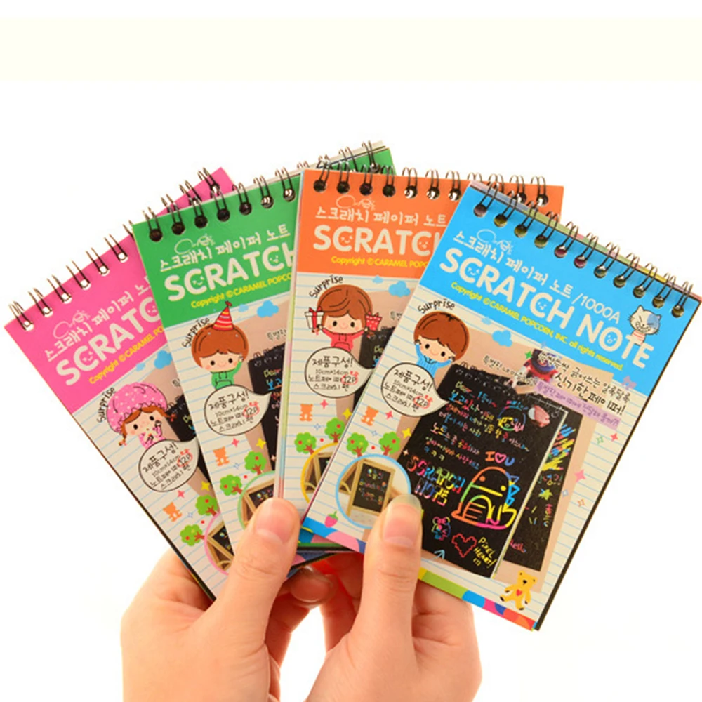 Черная картонная доска для рисования царапин 1 шт. | Дом и сад