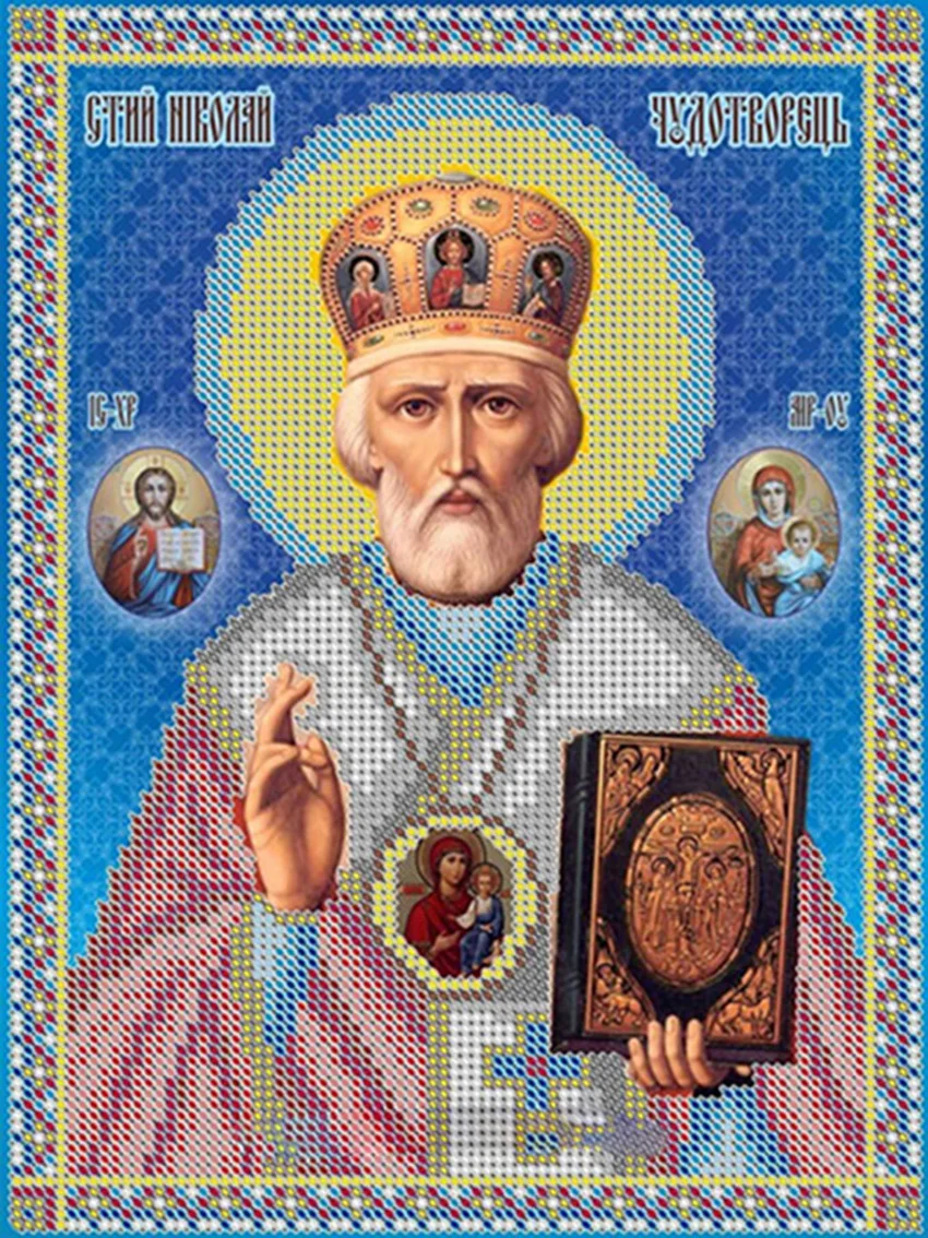 Алмазная вышивка 5D своими руками наборы для вышивки крестом религиозная икона