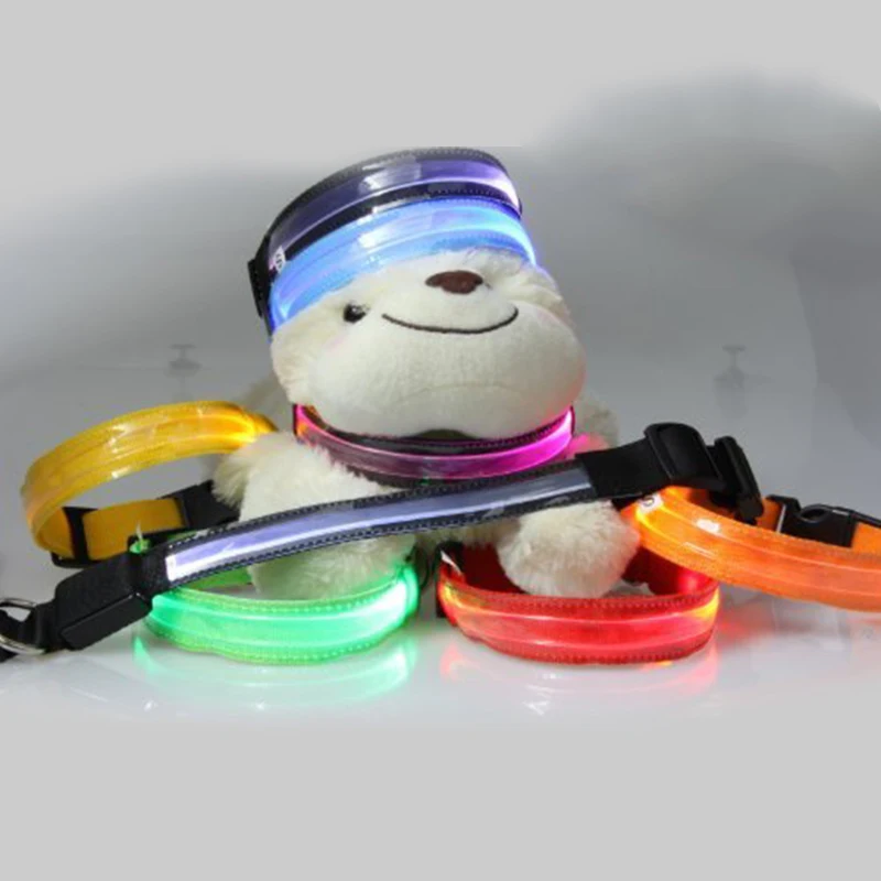 Namsan Hot Selling Red Color Lighting Luminous Led Fluorescent Dog Collar Pet Supplies Size S-XL | Дом и сад