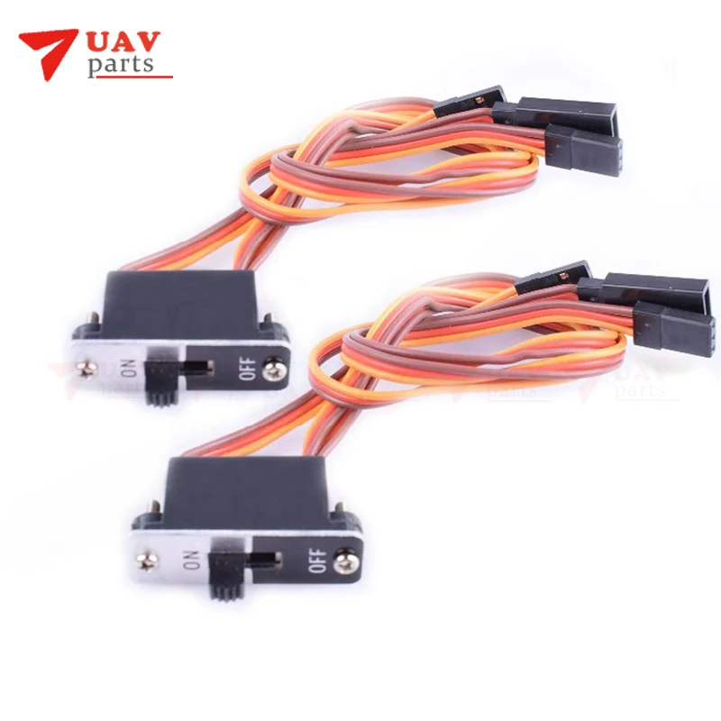 2 PCS RC aluminum switch Alloy JR Connector on/off power switch for rc car rc boat rc plane