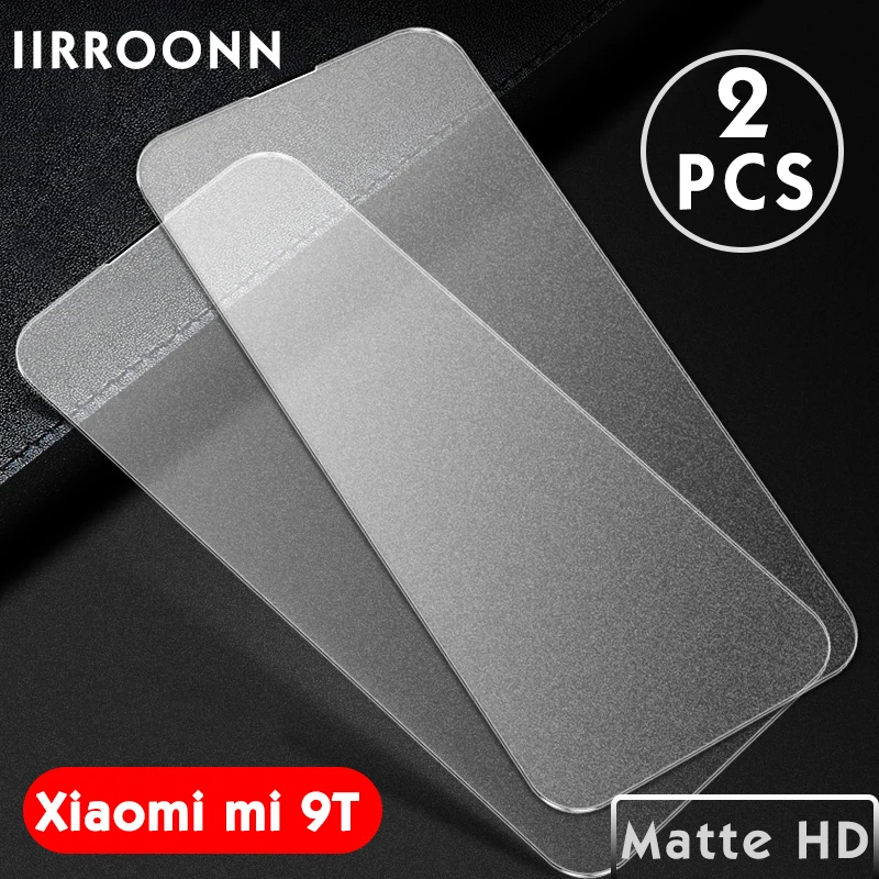 2 шт./лот, матовое закаленное стекло для xiaomi mi 9 T, защита для экрана для xiaomi 9t 6D, анти-синий светильник, закаленное стекло для xiao mi 9t - Цвет: Matte HD