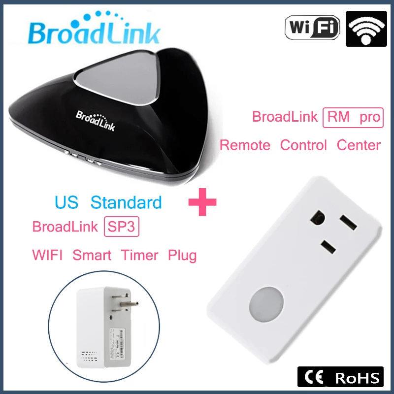 Broadlink RM Pro + SP cc US Стандартный универсальный дистанционный переключатель