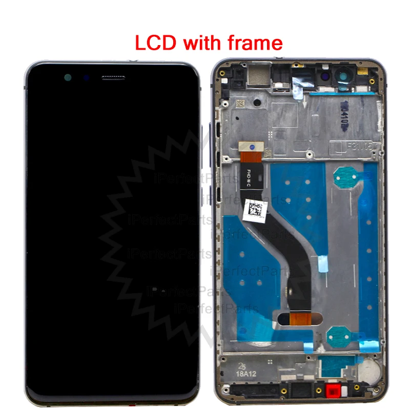 ЖК дисплей с рамкой для Huawei P10 Lite дигитайзером сенсорного экрана в сборке на