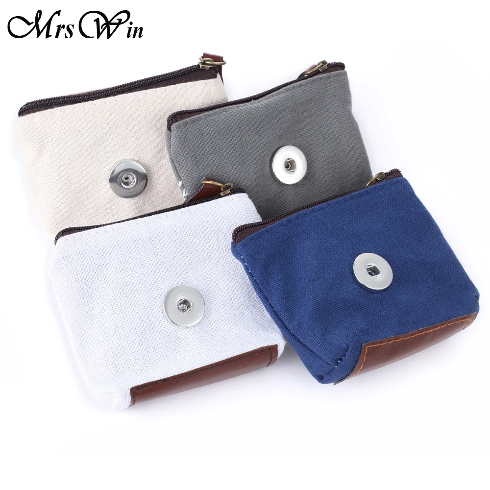 5 шт./лот новые ювелирные изделия с застежкой 18 мм сумки для монет льняные