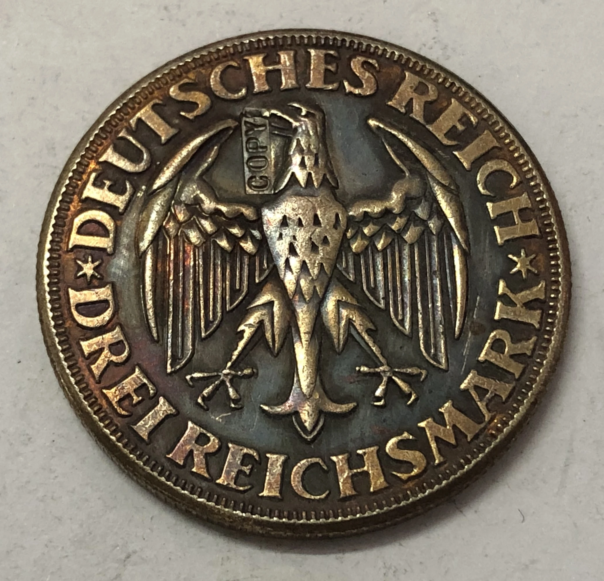 1928 Германия 3 рейхсмартк динкельсбюл