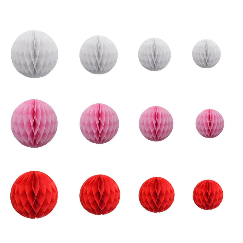1 шт. ткани Бумага Pom Poms, цветок, сотовые шары для украшения свадьбы, дома, украшения, хороший подарок на день рождения, вечерние DIY для декорирования вестибюлей