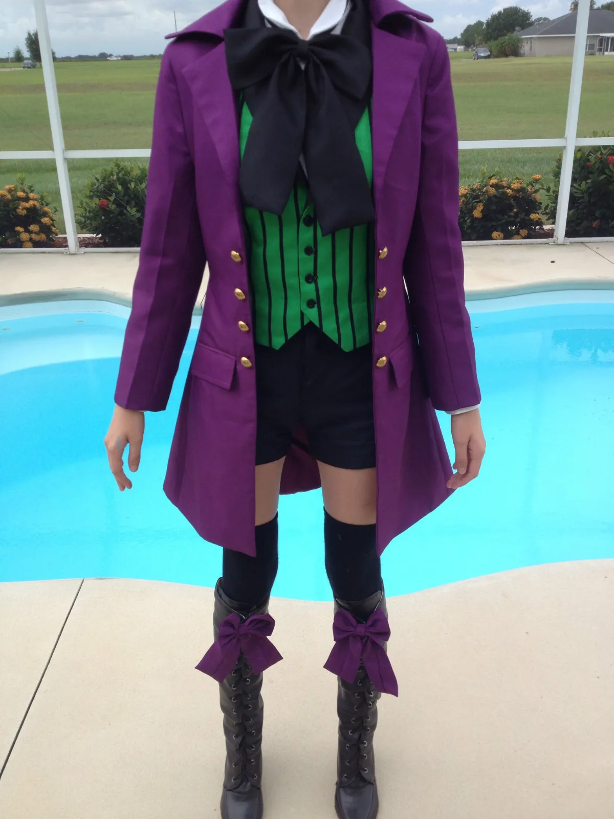 Карнавальный костюм черного двореца куросицудзи Алоиса транси на заказ |