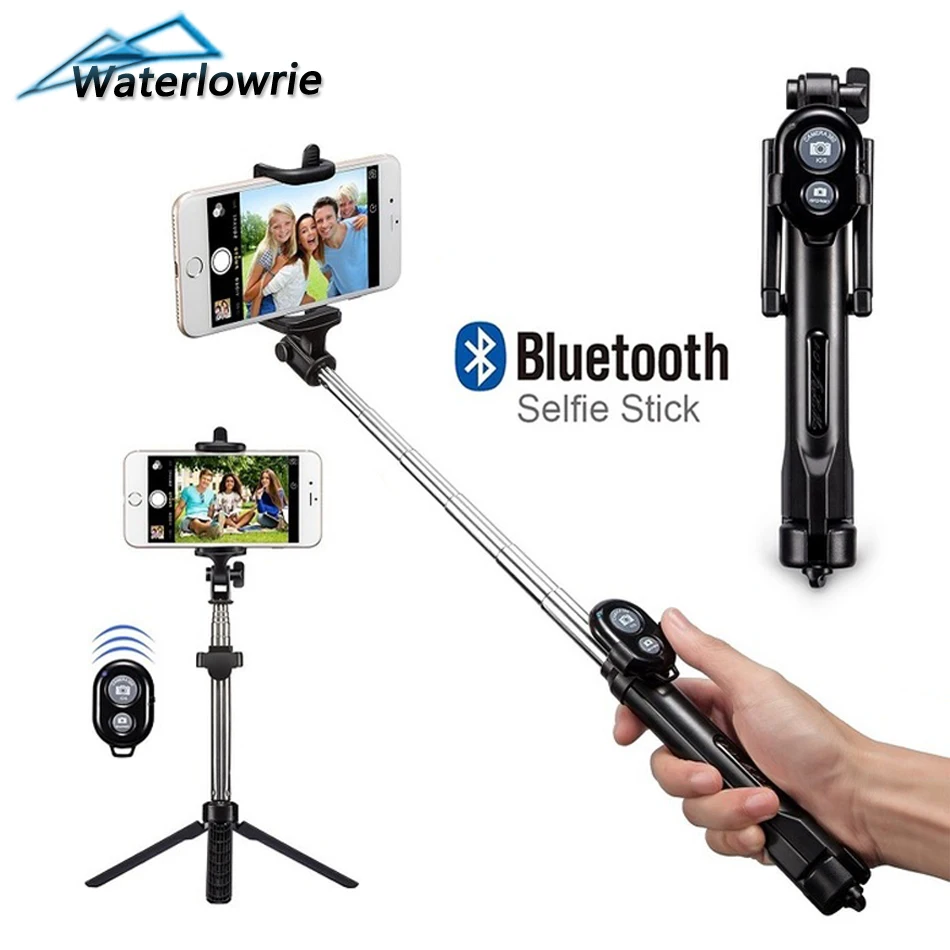 Bluetooth селфи палка Штатив монопод для iphone 6 6s 7 8 X XR XS мини Портативный держатель Selfie