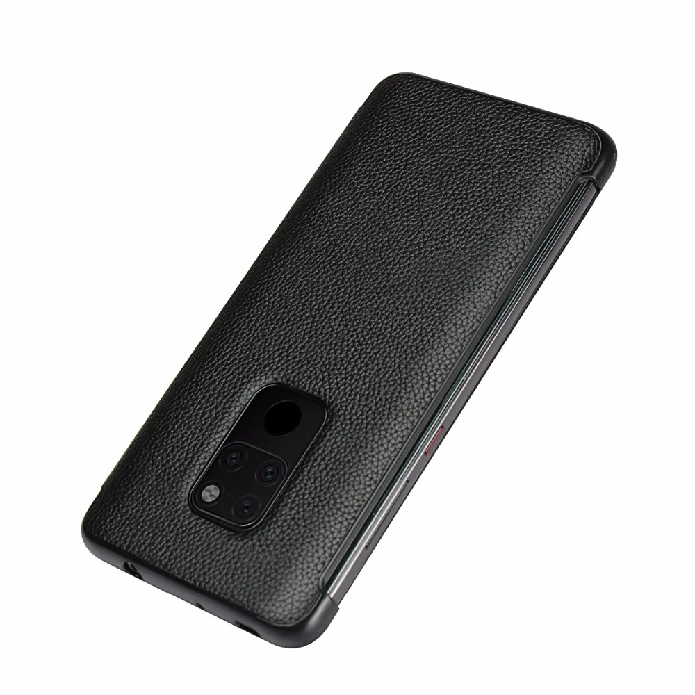 Роскошный чехол кошелек из натуральной кожи для huawei mate 20 Pro откидная крышка