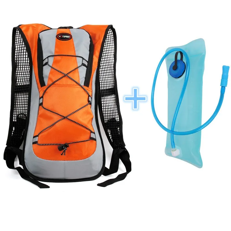 orange 2L Спорт на открытом воздухе велосипедная фляга для воды Мотоцикл Велосипед альпинизма воды мешок, рюкзак для горячего контейнер для воды Пешие прогулки Горбатой - Цвет: orange