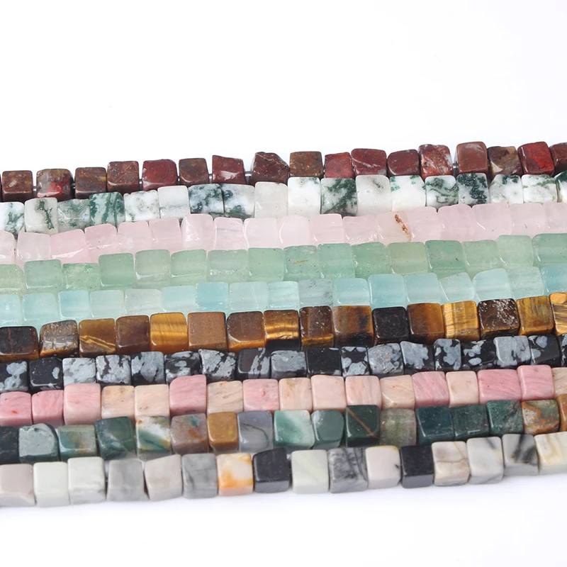 Модные ювелирные изделия LanLi 4 мм квадратная искусственная кожа самодельные