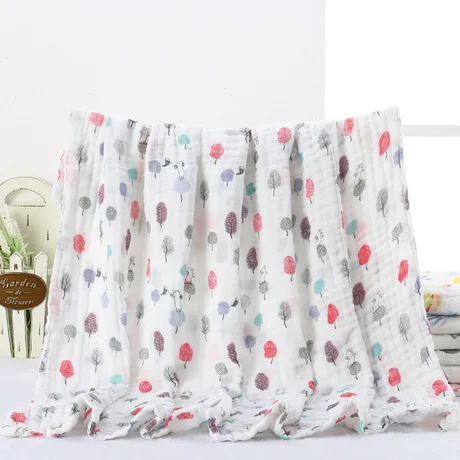 Blanket &amp Swaddling Bedding cotton kid blanket soft muselinas para bebes muslin newborn baby supplies towel 113*103cm | Мать и ребенок