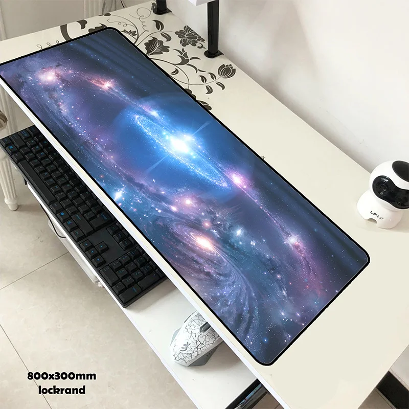 Galaxy коврик для мыши гелевый 80x30 см Коврик красивый компьютерный игровой геймер