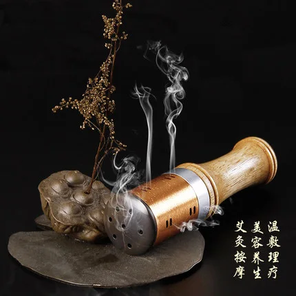 Массажер с нефритовой нитью роллер для массажа лица и глаз|moxibustion moxa|jade massage