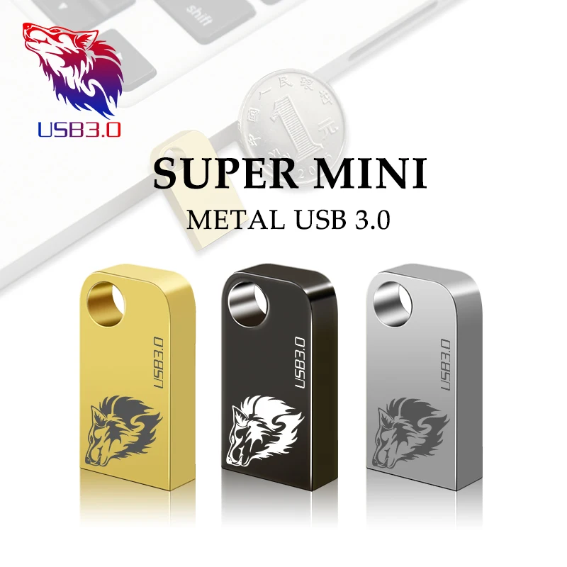 Мини USB 3 0 Флешка 8 ГБ 16 32 мини металлическая высокоскоростная флешка 64 Гб
