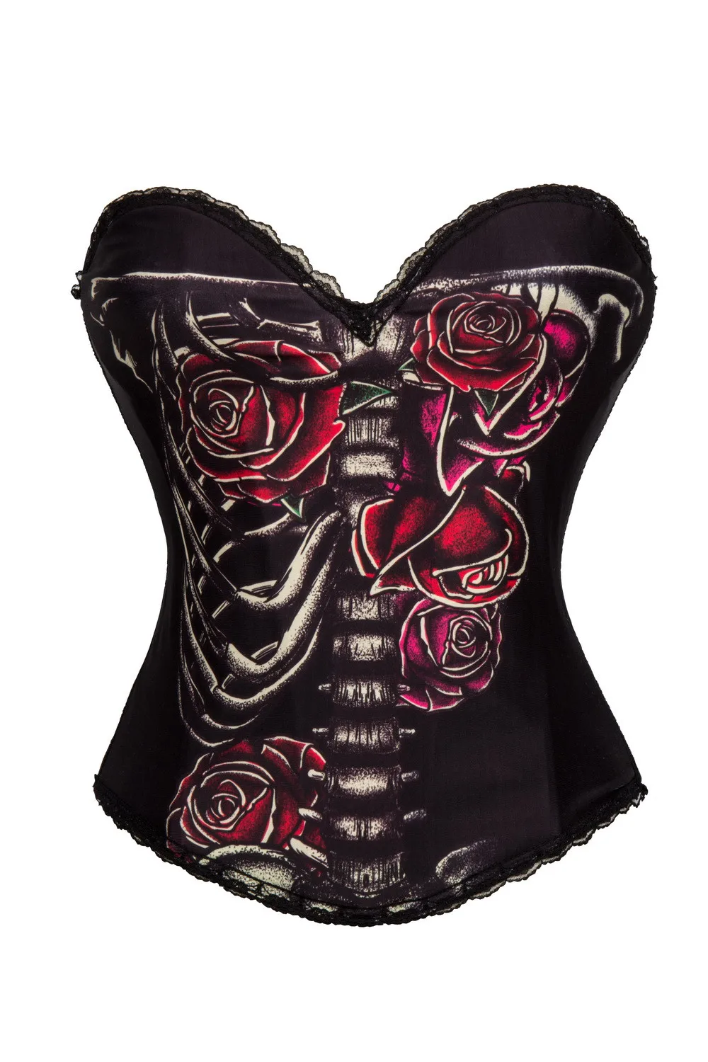 Винтажный готический панк креативный принт корсет Бюстье Размер S XXL|corset bustier|print