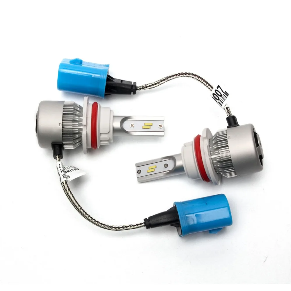 Triclicks 9007/HB5 12 V Высокая Низкая фара лампы 72 W 80 100 120 160 9007 Flip чип фары для Audi Jeep Dodge