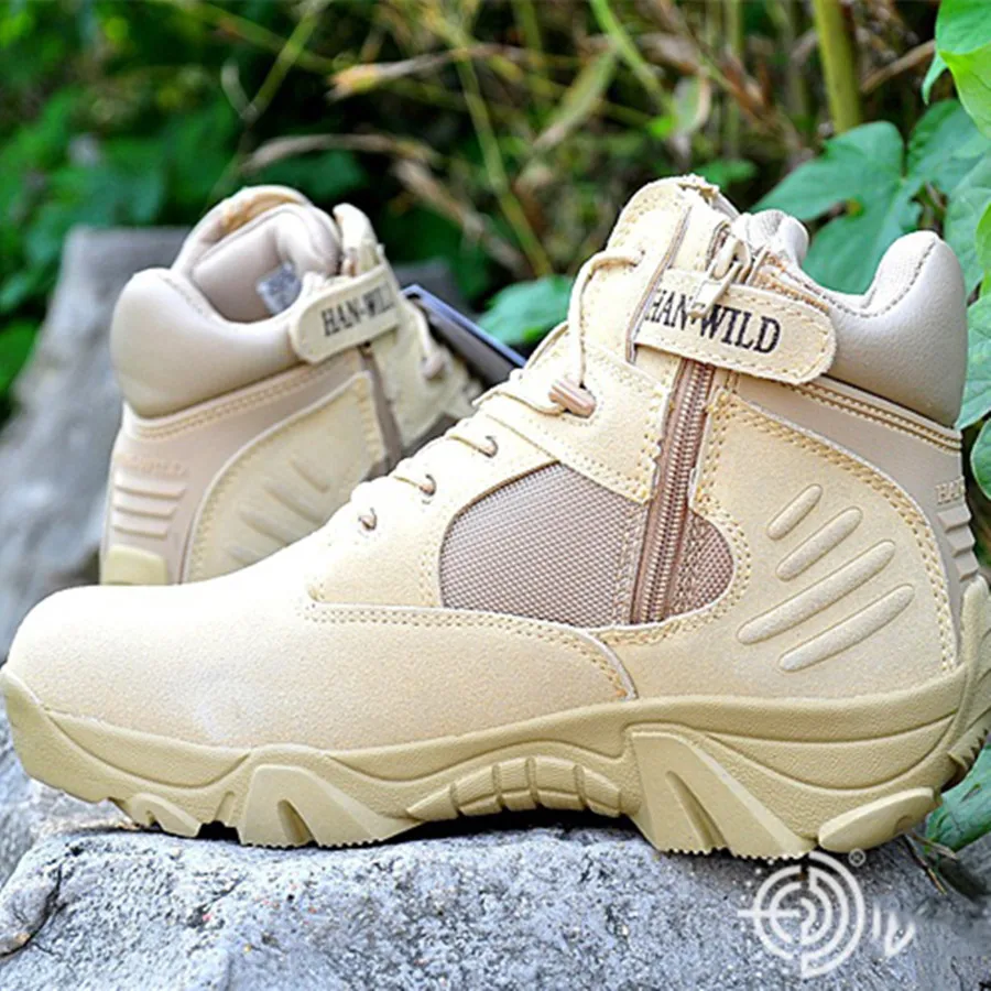 Ботинки мужские на шнуровке уличная одежда удобные круглый носок 4 цвета