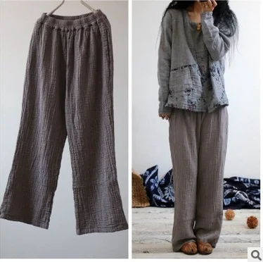 Новинка 2017 года сезон весна оригинальный дизайн свободные брюки из 100% хлопка и