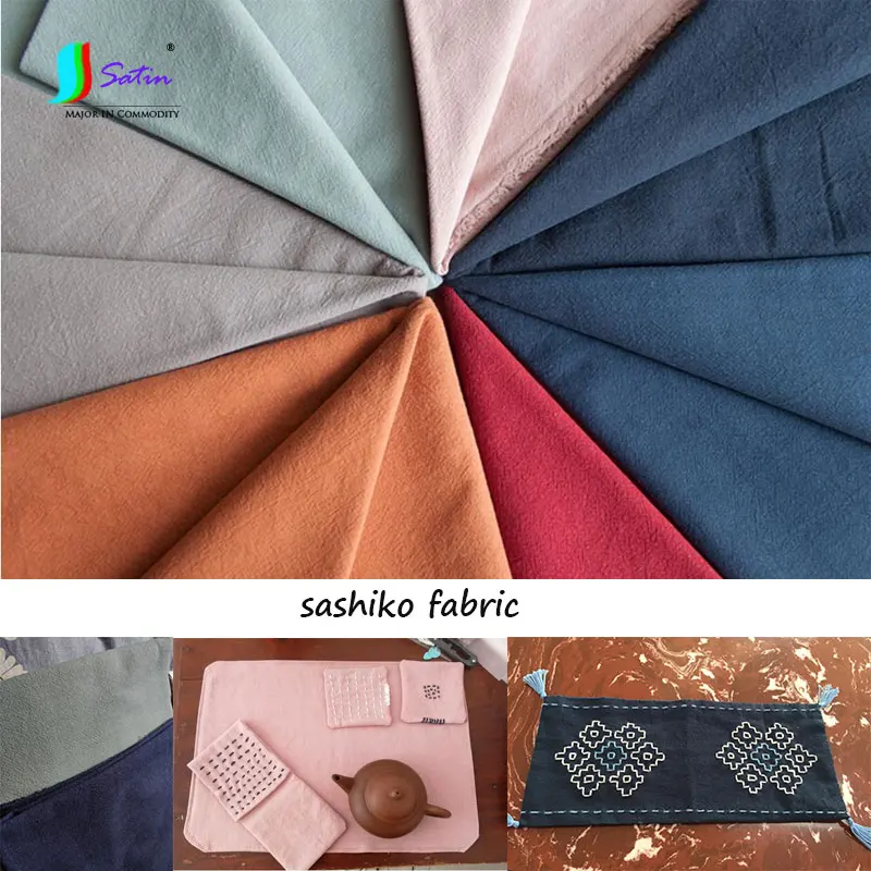 Домашний Diy ручной работы вышивка материал Sashiko ткань, подстаканник аксессуар лен хлопок Sashiko ткань S0737L