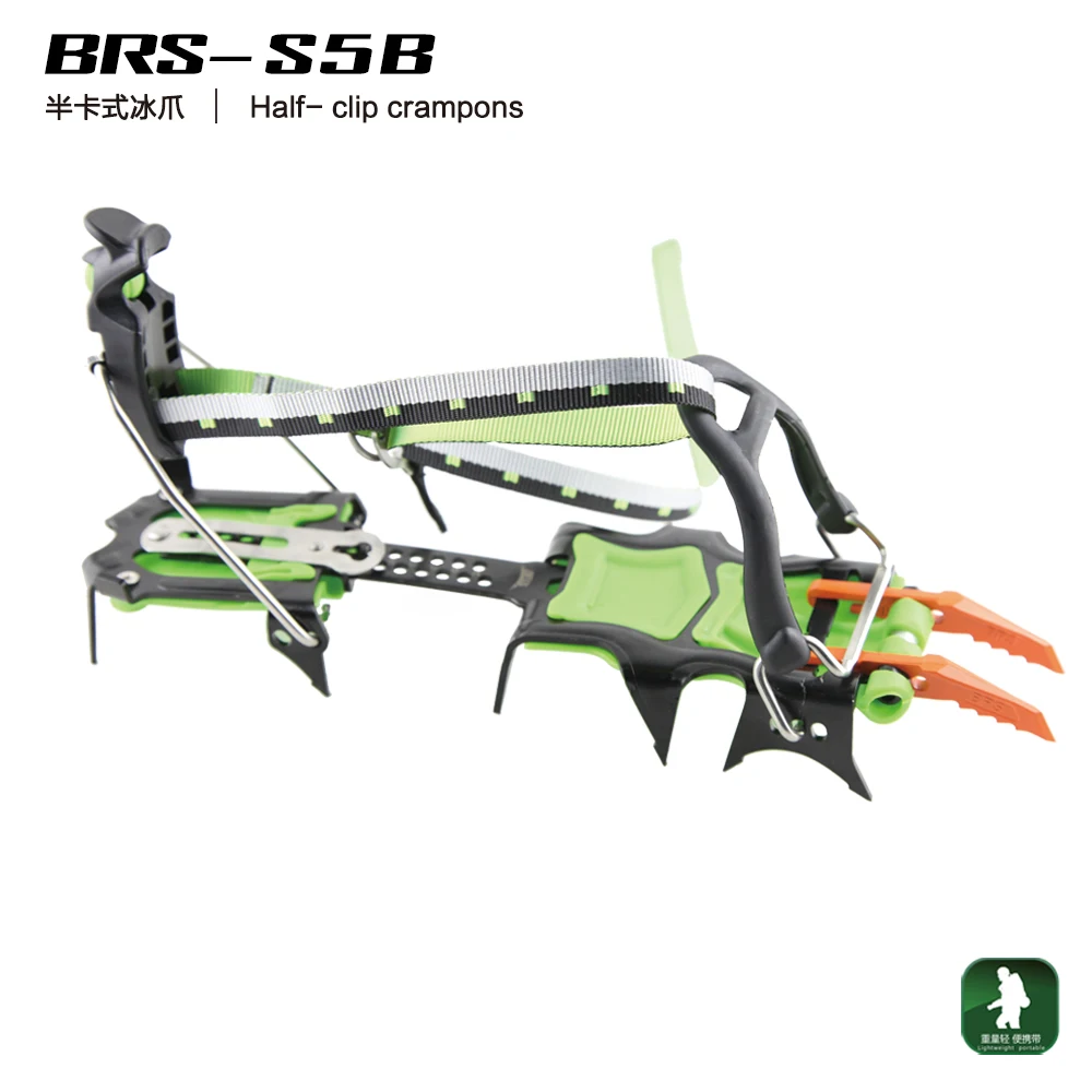 BRS Crampons ледяная захватывающая рукоятка для захвата снега с 14 шипами