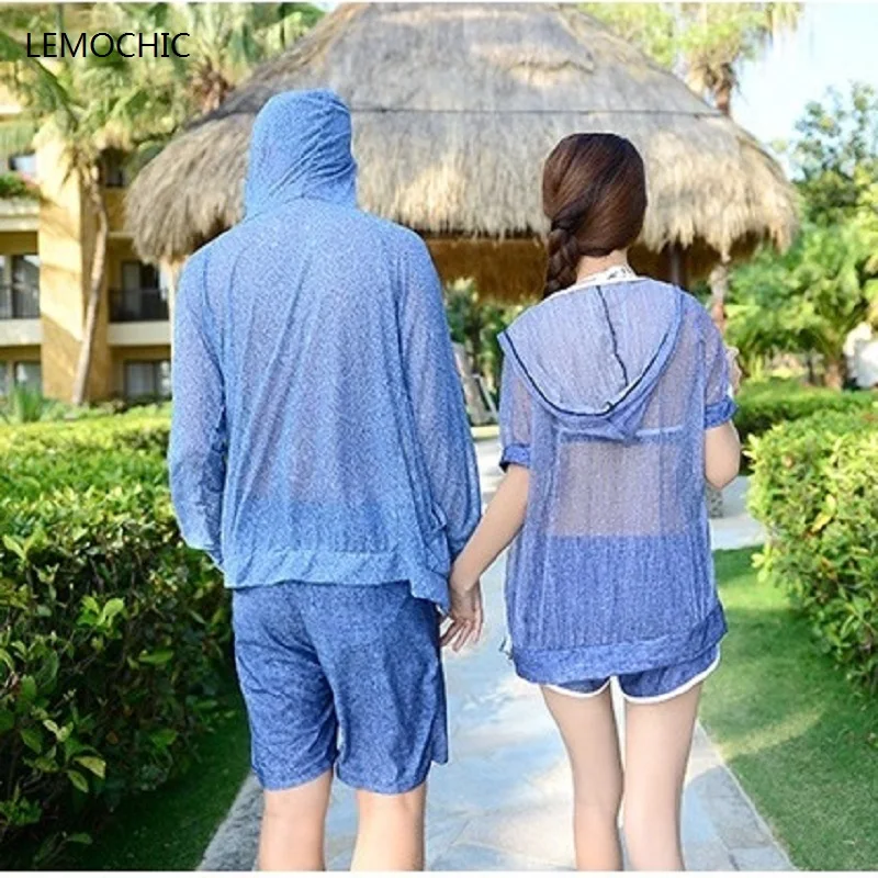 LEMOCHIC сексуальный купальный костюм для пары высокое качество Пляжные штаны