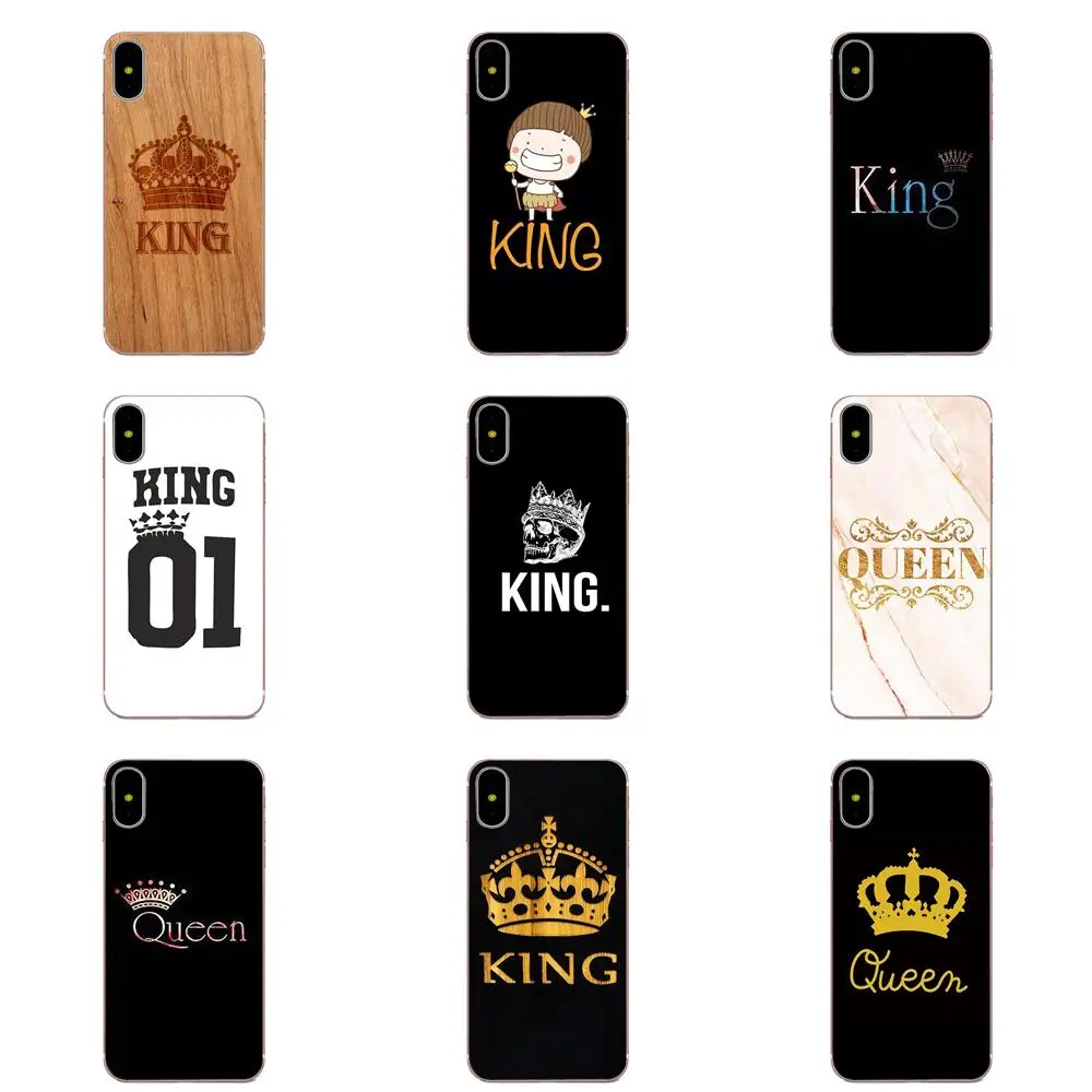 Бренд King Queen 01 пара из ТПУ популярная модель для LG Nexus 5 5X V10 V20 V30 V40 2017 2018