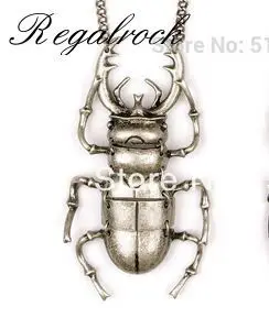 Модное ожерелье Regalrock в стиле Жук араб стимпанк насекомое животное подвеска