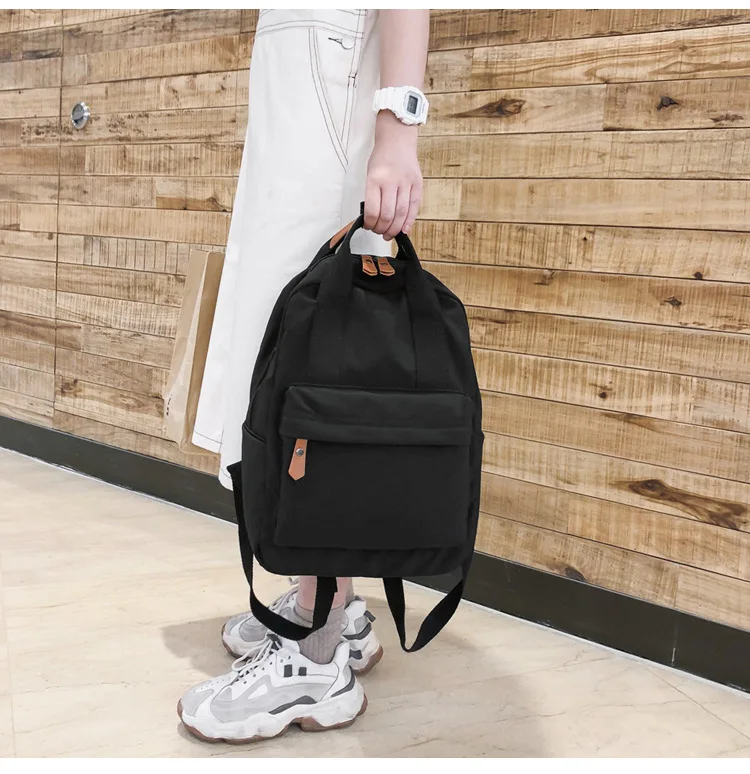 Bag bag female Korean high school students backpack ins wind ancient campus fashion small backpack