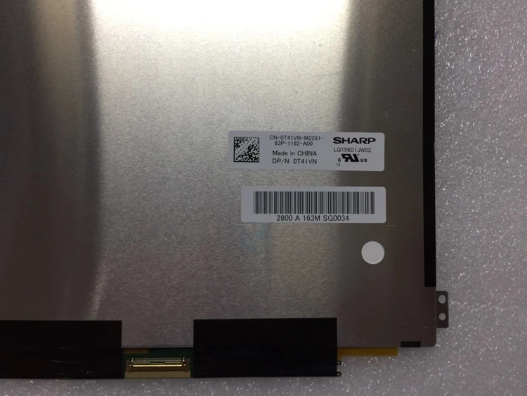 Светодиодный ЖК-экран 15 6 дюйма 4K LQ156D1JW02 LQ156D1JW02B для Dell 4800 0T41VN 3480x2160 без касания |